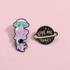 Character Whimsical Cartoon Astronaut Badge Delightful Brooch Everyone For