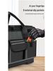 Bolsa Duradera Multifuncional Portátil para Herramientas de Carpintería: Solución de Almacenamiento para Electricistas y Reparación en Lona Espesa