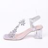 New Summer High Heels with Rhinestones for Plous-size Women