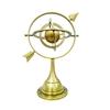Alte Welt Globus Skulptur Goldene Armillarsphäre für Arbeitszimmer oder Wohnzimmer Dekoration