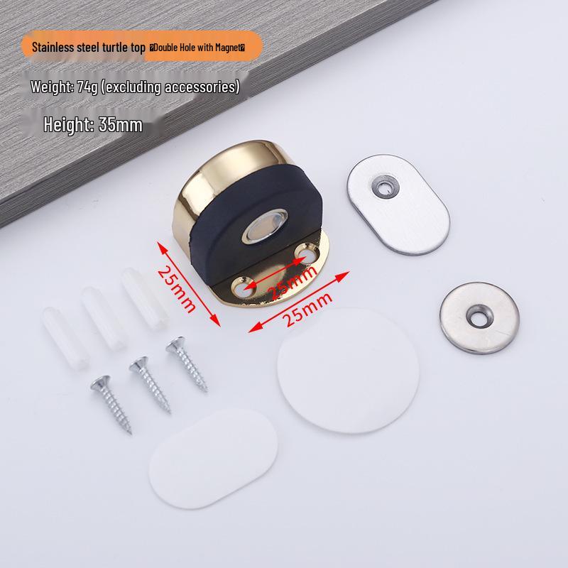Stainless Steel Punch-Free Door Stopper Buffer Limiter Bumper Plug