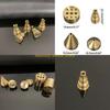 F26C Brass Incense Holder 9-Holes Incense Burners Incense Stick Holder for Yoga Meditation Home Decorations Buddhist Supplies