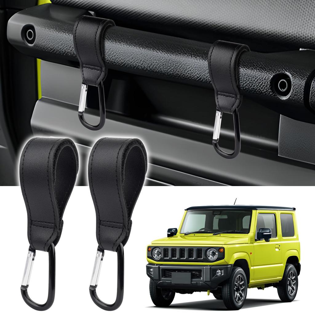 Jimny JB64W JB74W Accessories Assist Convenience Store Ultra Customizable Flexible Set of 2 J-PREMIS Grips, Hooks, Custom-Made, Heavy-Duty Capacity,