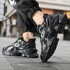 Turbine Platform Heightened Daddy Shoes plus Size Summer Mesh Breathable Men's Sports Casual Shoes
