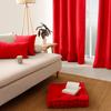 Plain Floor Cushion 50 X 50 Cm Panama Red