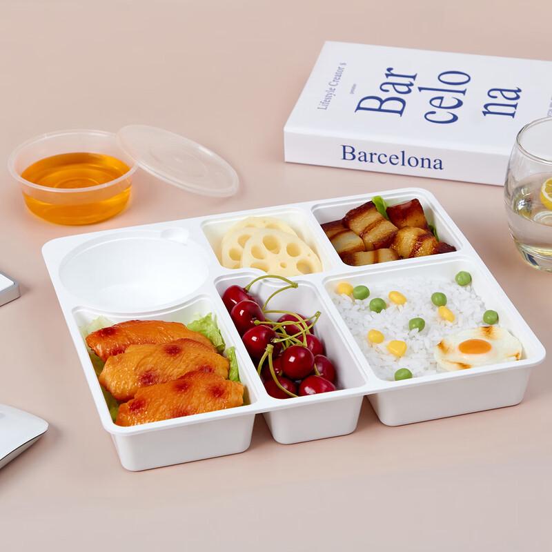 Meiliya 6-Fächer Einweg-Mittagessensboxen
