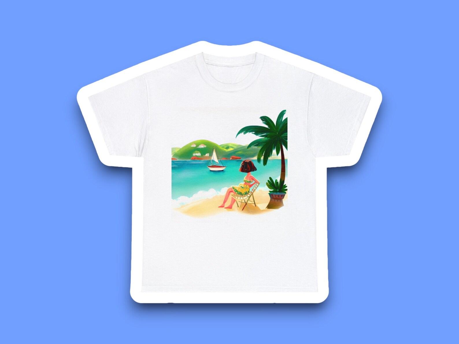 Italy Summer Vacation Cotton Tee 130
