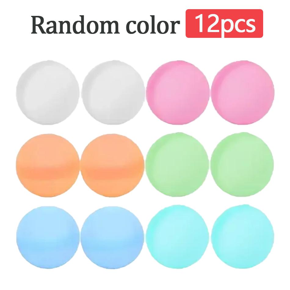 Reusable Water Balloons Toys Water Balls Quick-Fill Water Balls Summer Outdoor Pool Beach Party Fun Game Water Toy