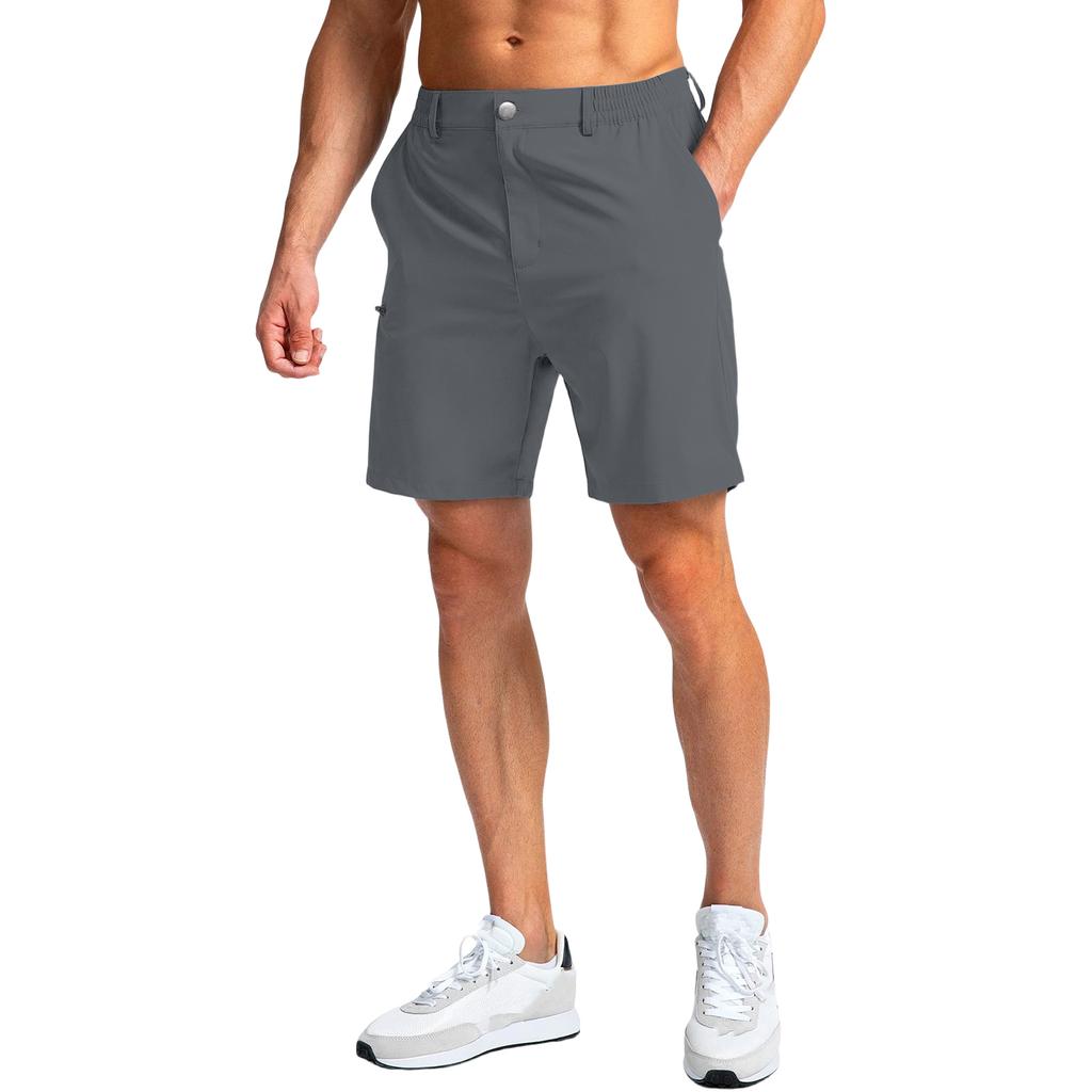 Herren locker Freizeit Sport Reißverschlusstasche Gerade Fünf Jacke Shorts