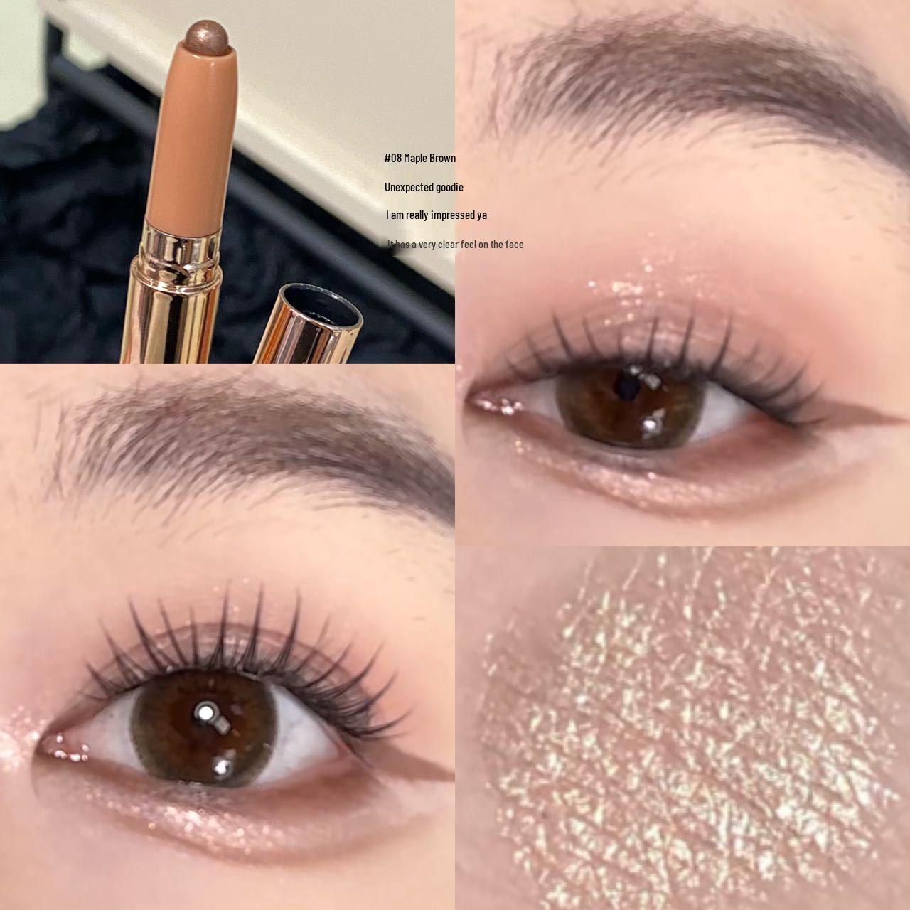 

PinkyFocus 3D Хайлайтер для эгё саль: Ослепительный матовый жемчужный хайлайтер для сияющих теней одним движением 1.4g