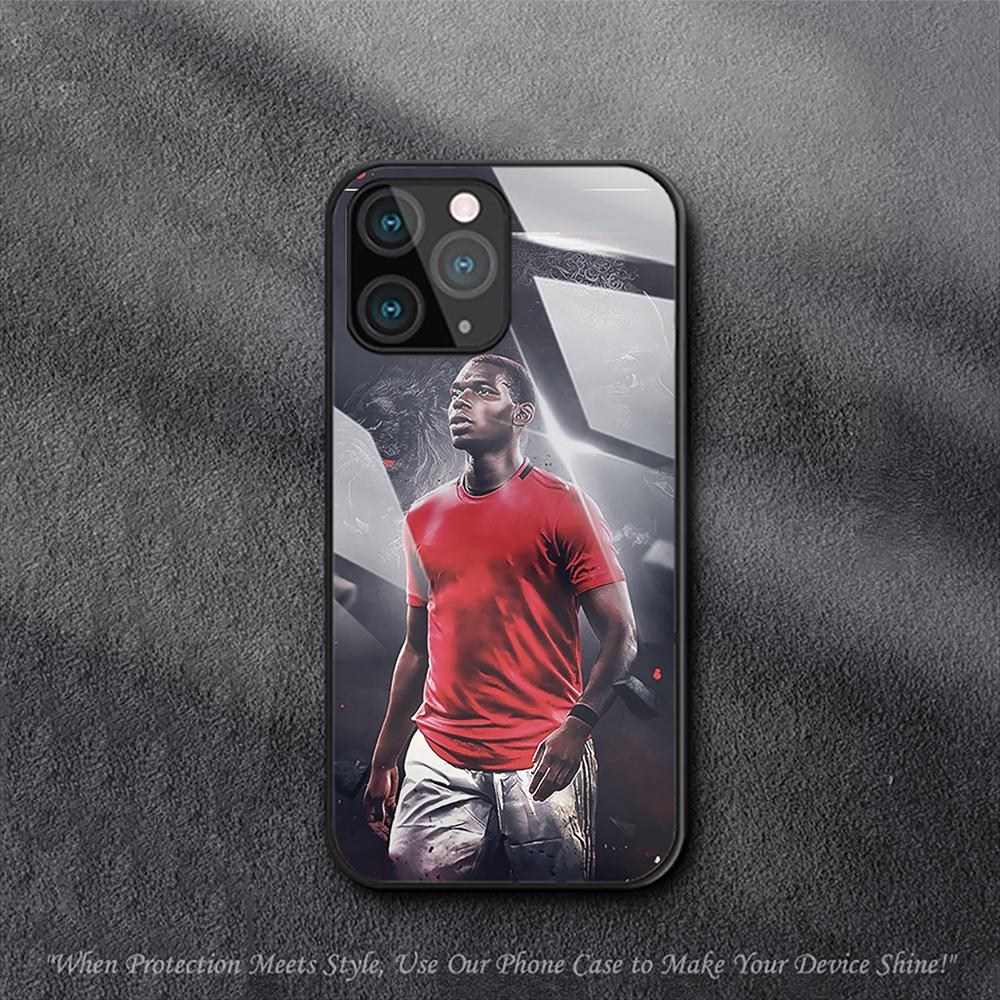 Paul Pogba 6 Soccer Case For iPhone Samsung Galaxy Redmi Note S 17 16 15 14 13 20 24 25 54 Pro Max Ultra Fe Air Tempered Glass Cover