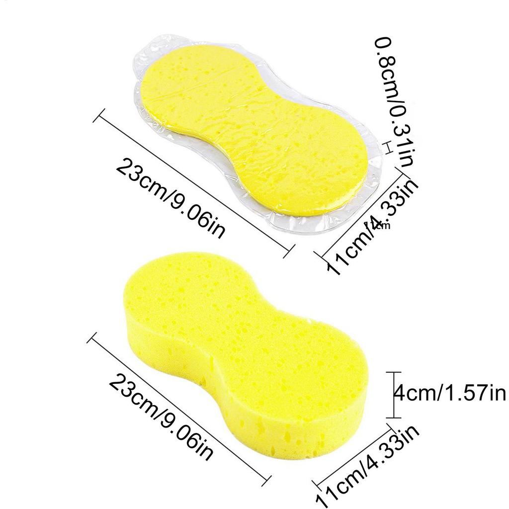 1pcs Car Wash Sponge High-Density High Water Absorption Cleaning Sponge Block Removal Dust Polishing Car Foam Washing Sponge