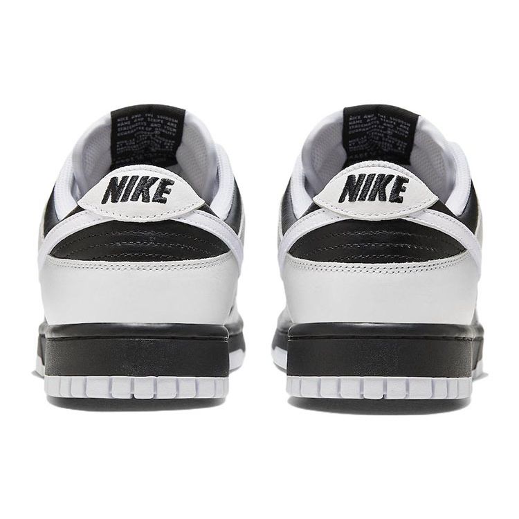 Nike Dunk Low Reverse Panda Unisex Sneakers Black White FD9064-011