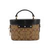 Coach Kay 20 Classic Allover Logo Box Bag Women Shoulder Bag Black Brown 78277-IMCBI