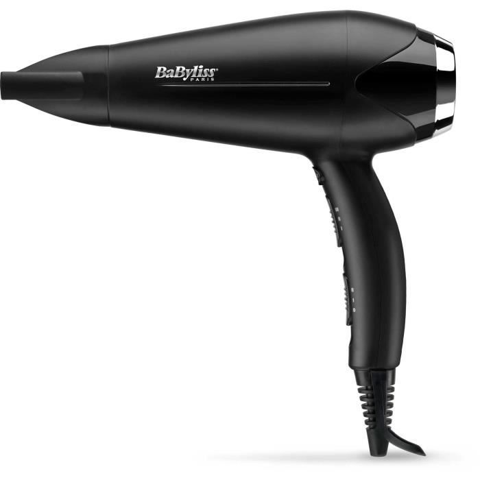 Sèche-cheveux - BaByliss - D572DE Turbo Smooth 2200 avec Technologie Ionique et Céramique
