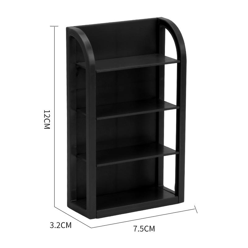 Miniature Supermarket Shelf Dollhouse Toy – Snacks & Drinks Pretend Play Storage Rack