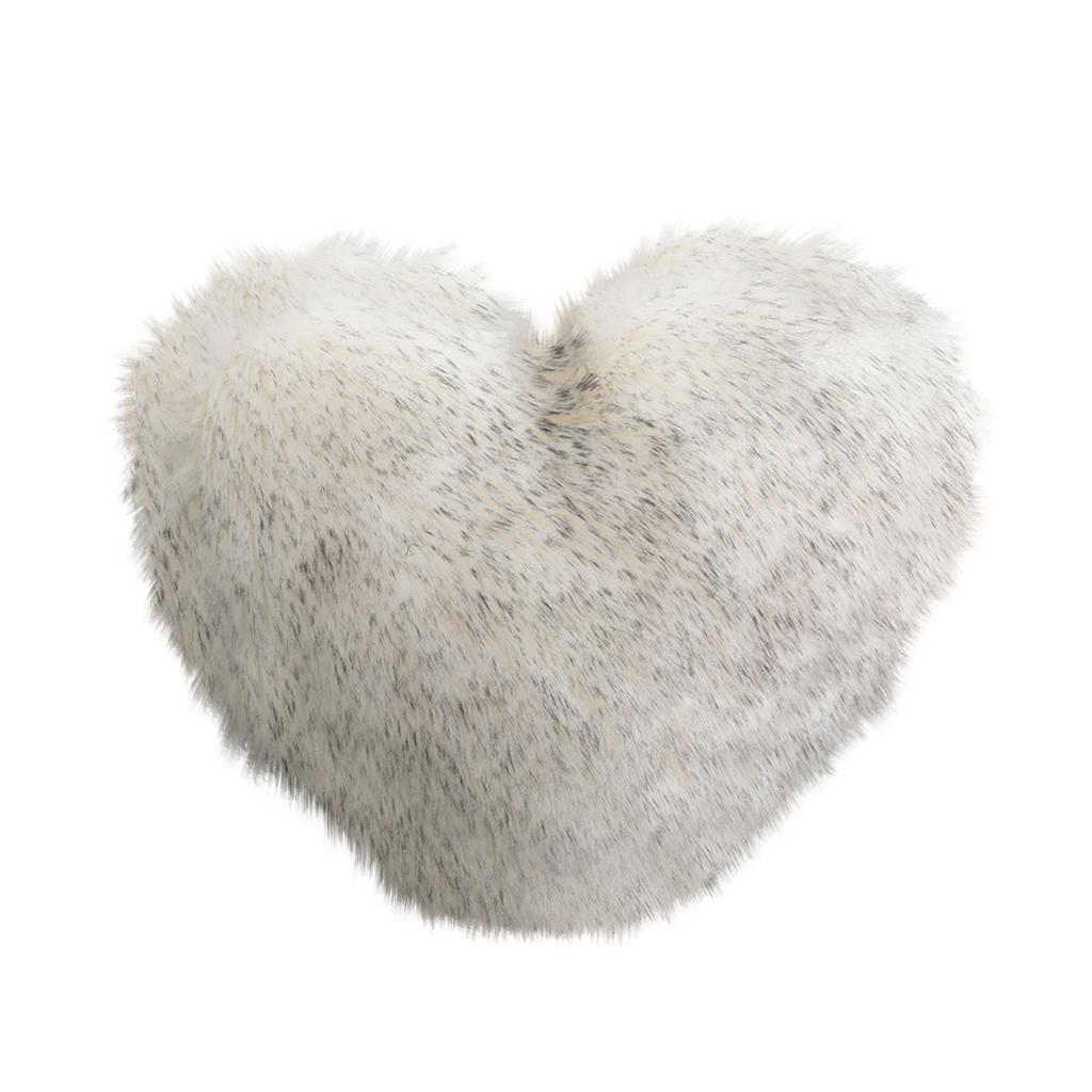 Creative Heart-Shaped Plush Throw Pillow/Cushion/Backrest With Insert/Sofa Lumbar Support
