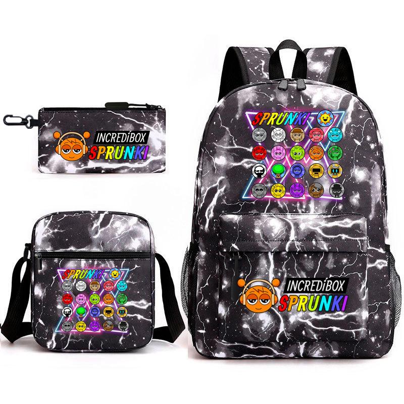 Peripheral Heat Transfer Rhythm Box Cartoon Animation Primary School Students Third Grade Light Load Reduction Large Capacity Backpack L