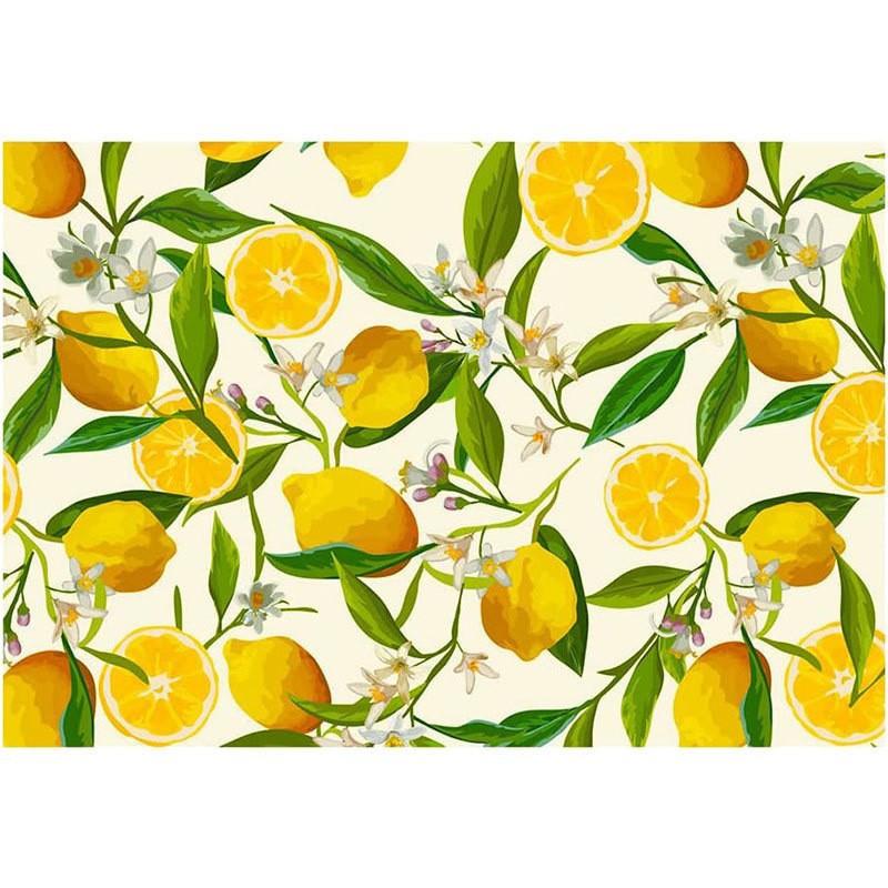 Flower Linen Placemat Bowl Plate Non-slip Insulating Protection Mat Home Desktop Protector for Party Kitchen Decor Gift