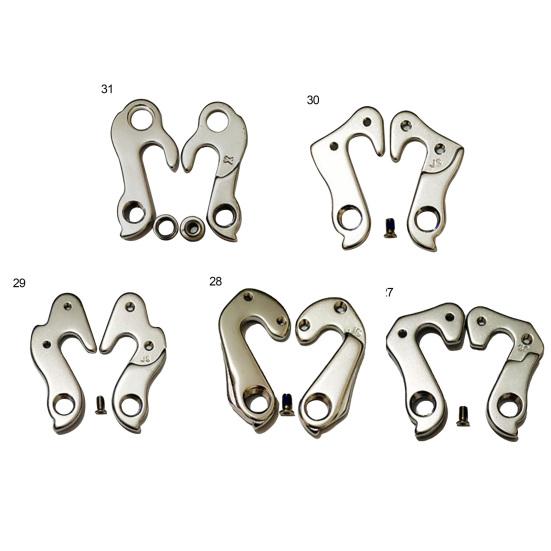Derailleur Hanger Rust-proof Aluminum  Alloy Rear Derailleur Hanger for Bicycle