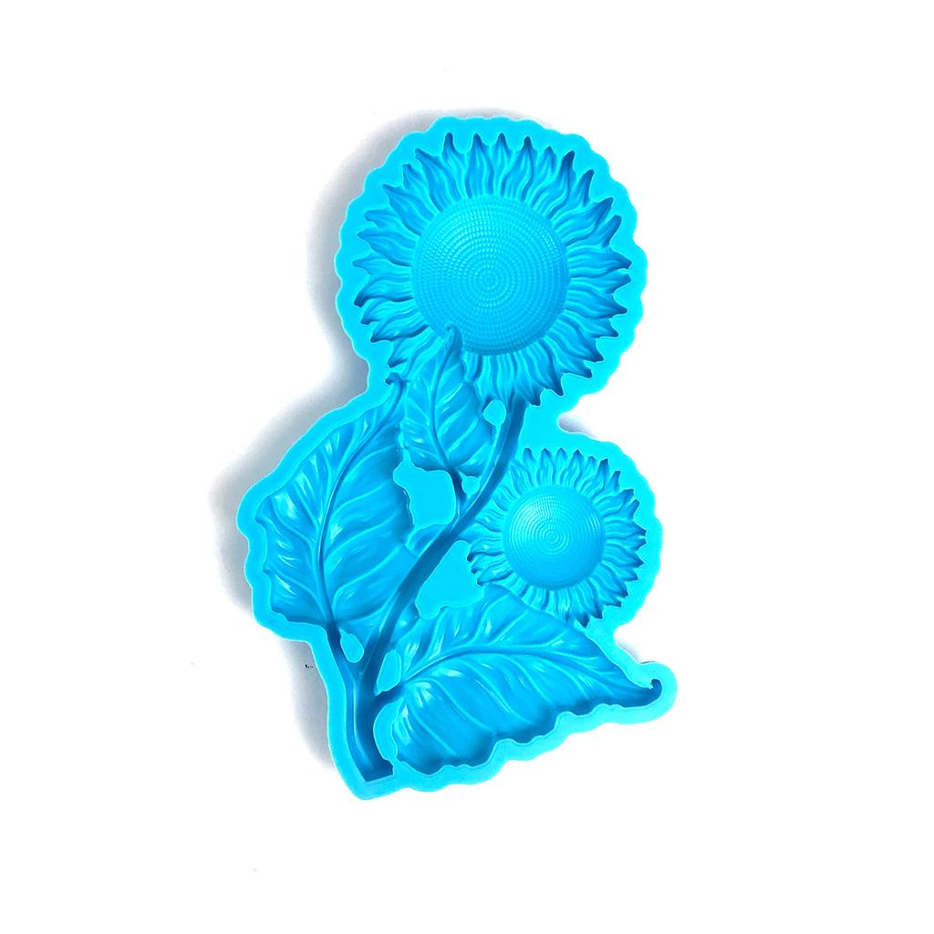 3D Sunflower Ornaments Silicone Mould Crystal Epoxy Resin Mold Wall Hanging DIY Craft Casting Tool Desktop Decoration