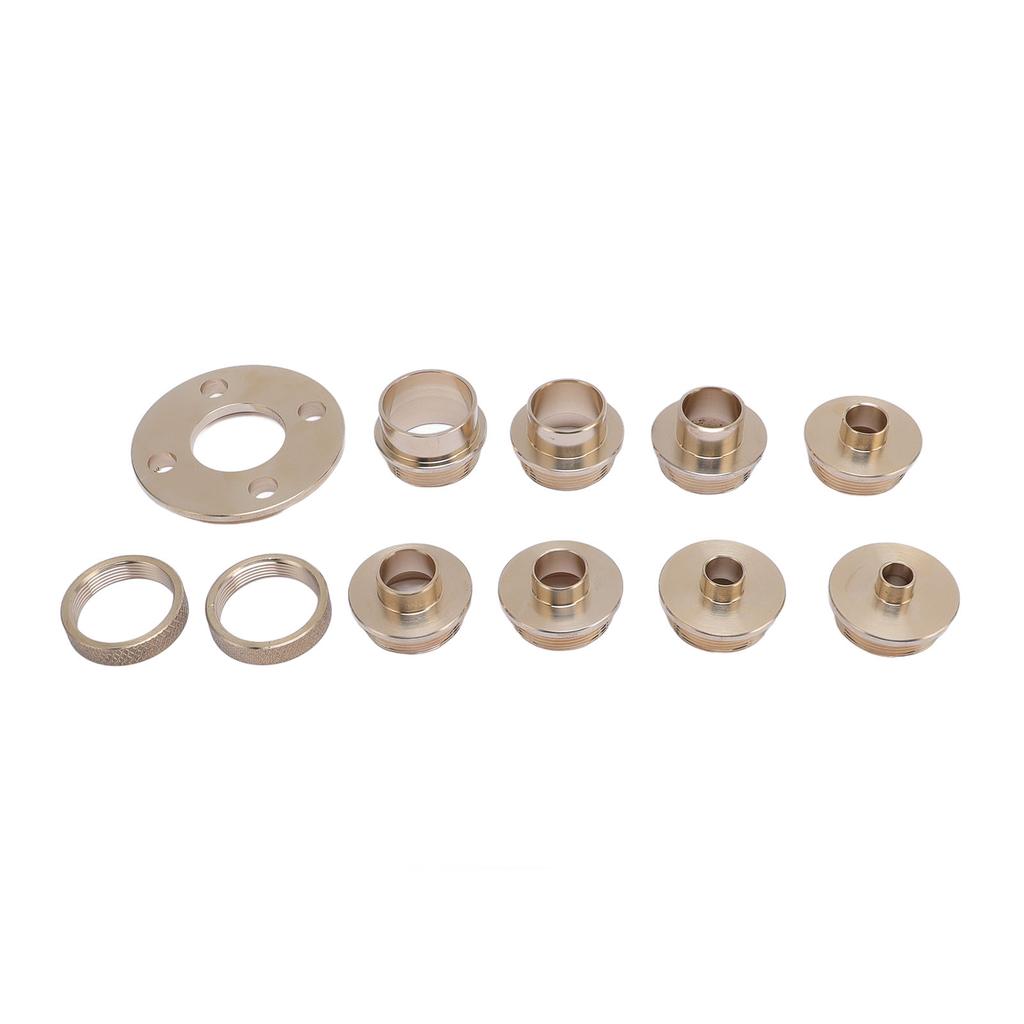 11Pcs Router Template Guide Set Kit Brass Bushing with Carrying Case for Woodworking Repair