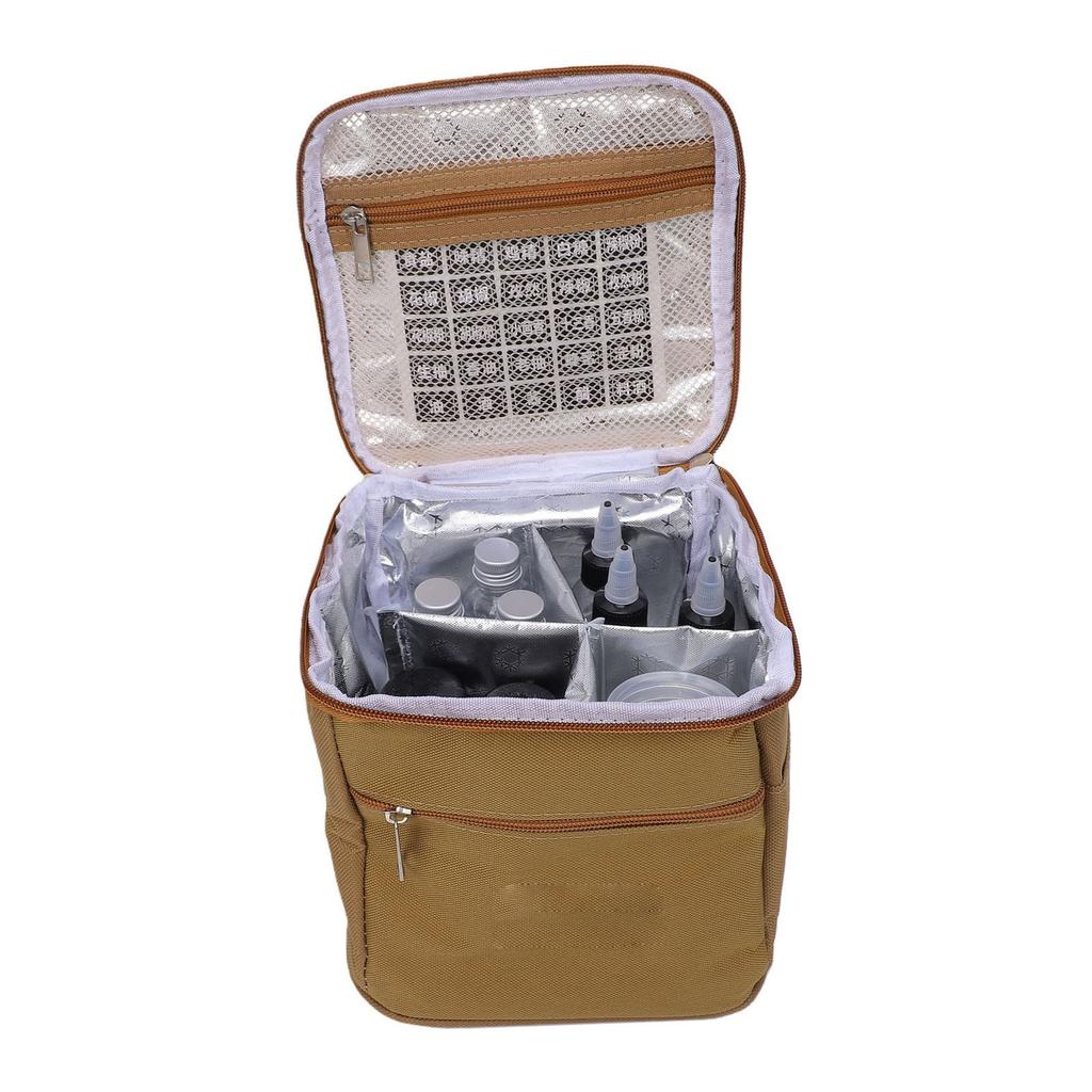 15 Pcs Portable Seasoning Bottle Set Outdoor Camping Condiment Containers with Oxford Cloth Organizer Bag for Picnic
