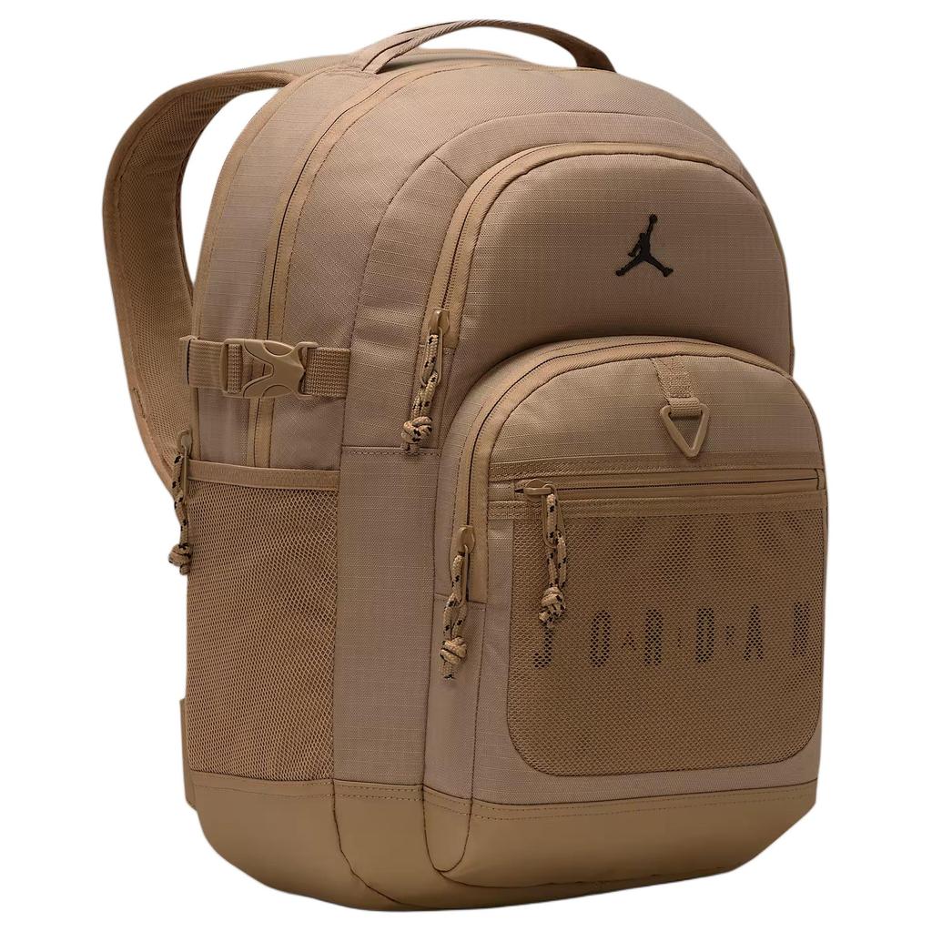 Jordan Blacktop 22L Logo Simple Versatile Polyester Backpack Unisex Backpack Brown II6455-213
