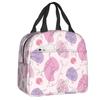 Dance Rhythmic Gymnastics Insulated Lunch Bag for Women Resuable Cooler Thermal Lunch Box Beach Camping Travel