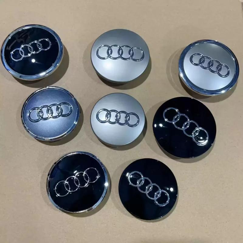 4 Τεμάχια Κατάλληλο για Audi TT A3 A4 A5 A6 A7 A8 S4 S6 A1 A2 Q2 Q3 Αυτοκίνητο Κάλυμμα Κέντρου Τροχού Σήμα Αξεσουάρ Τροποποίησης