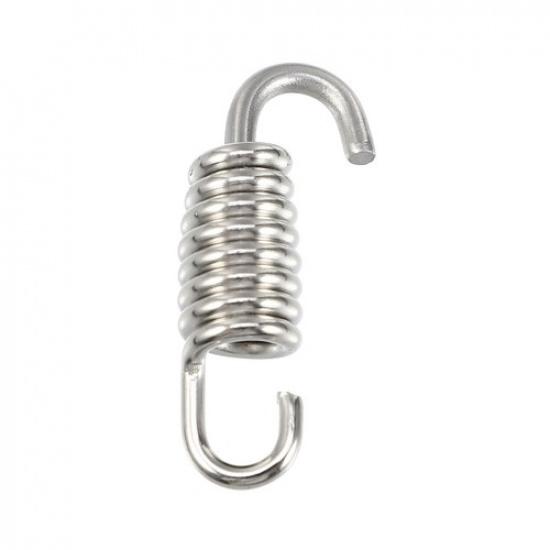 2 Pcs Universal Motorcycle Exhaust Pipe Spring 43mm 169" Modified Accessory