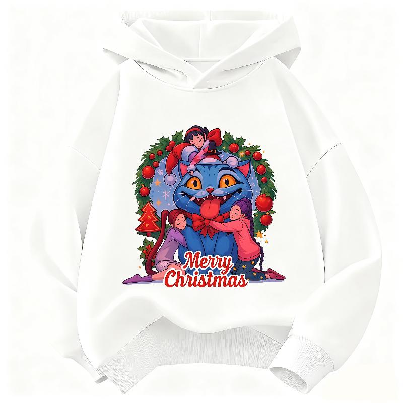 Christmas Gift KPOP Demon Hunter Children's Hoodie Boys' and Girls' Clothing Autumn and Winter Warm Children's Hooded Sweatshirt