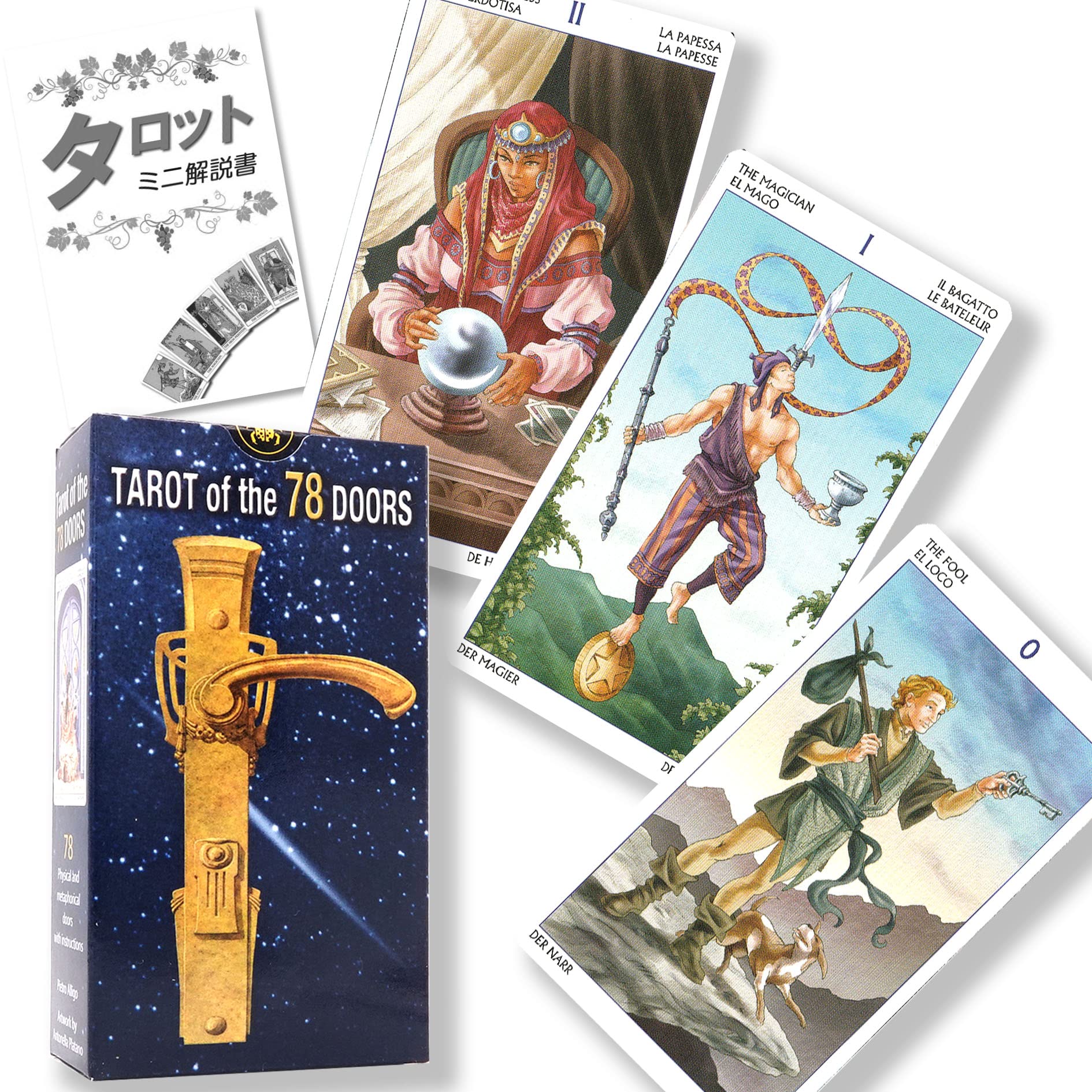 Tarot of the 78 Doors Tarot fortune telling method Japanese instruction manual included Genuine 78 tarot cards