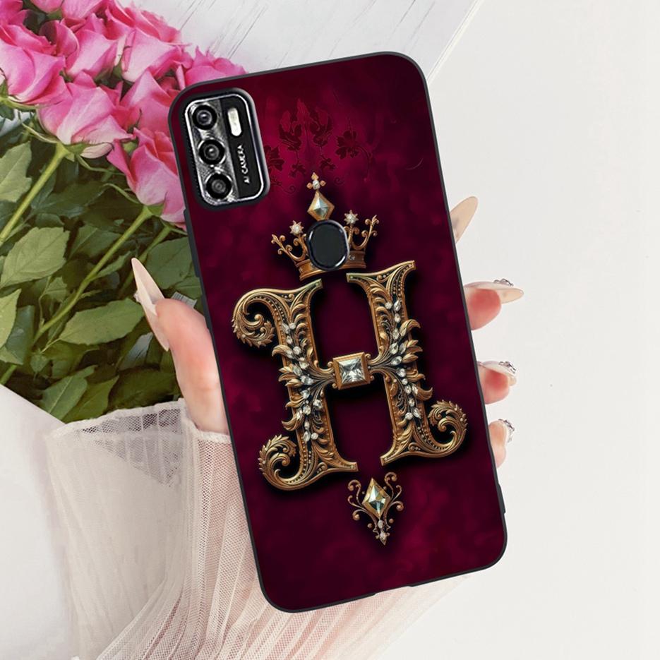 For ZTE Blade A7s 2020 Case A7020 Cute Crown Letters Cover Soft Silicone Phone Case For ZTE Blade A7s 2020 BladeA7s Fundas Coque
