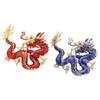 Dragon Brooch Animal Lapel Pin Fashion Jewelry Alloy Carving Artistic Style Suitable for
