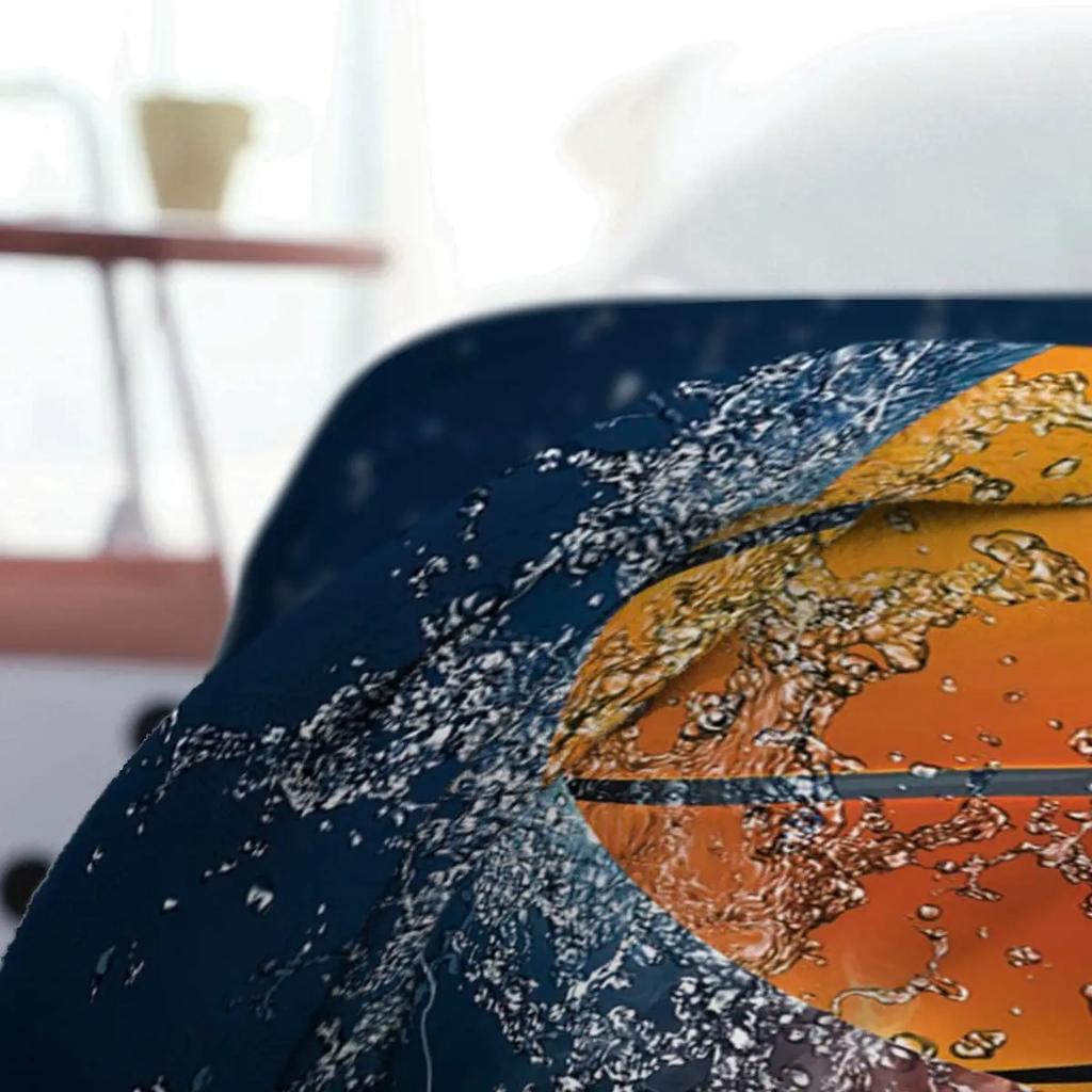 Flannel Fleece Bed Blankets Lightweight Cozy Throw Blanket for Couch Sofa Bedroom Adults KidsFire Basketball Twin Size 40"x50"