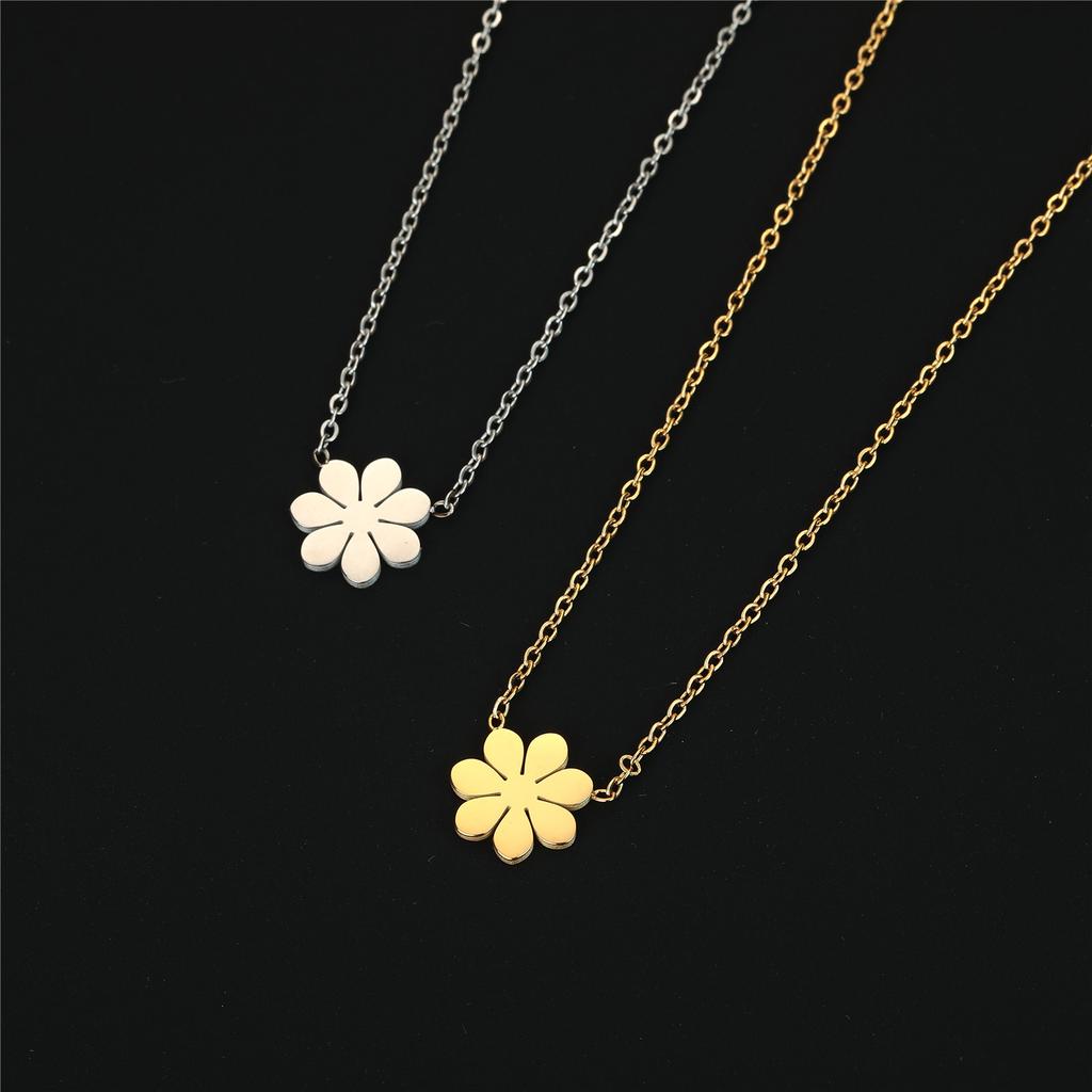 Cazador Gänseblümchen Anhänger Halskette für Damen Mädchen Edelstahl Goldfarbe Choker Kette Schmuck Muttertagsgeschenk 2026