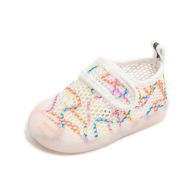 Fashion Girls Shoes Summer New Kids Sandals Simple Boys' Shoe Soft Soled Baby Walking Shoes Anti Slip Girl Mesh Shoe