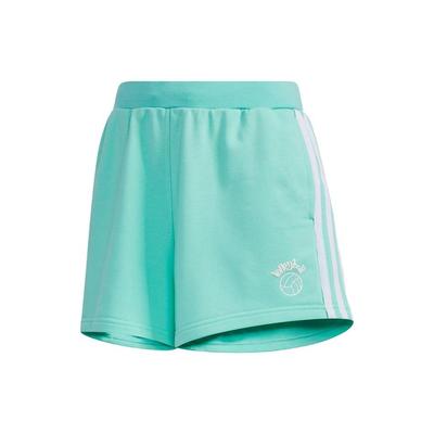 Neo Side Stripe Lace-Up Running Training Shorts Women Shorts Green GK1556