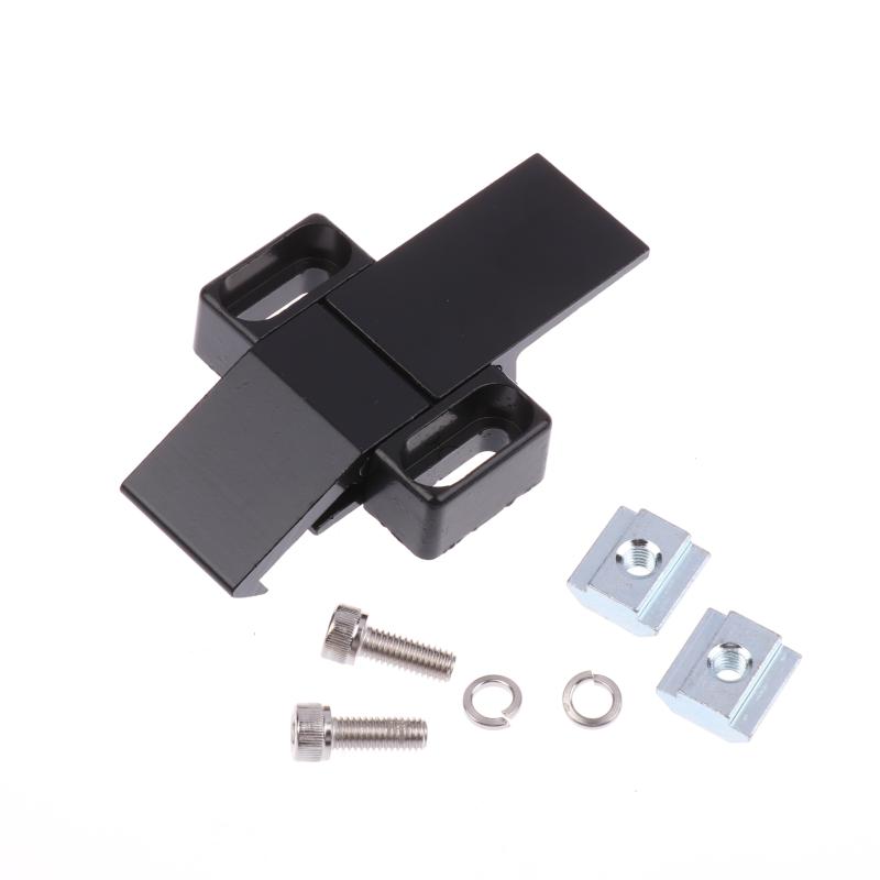 

Черный Засов для двери из алюминиевого сплава, фиксирующие детали рамы, подходит для алюминиевого профиля европейского стандарта 3030 4040 4545