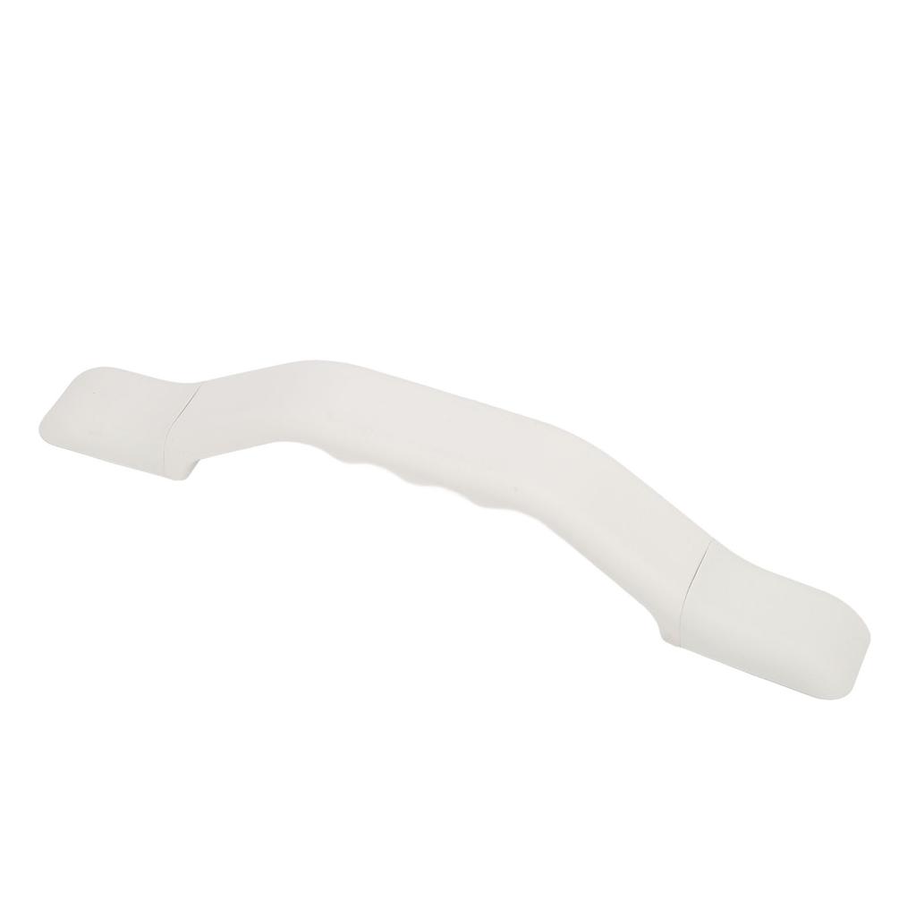 RV Grab Handle Entry Door Assist Handle Bars Multi Functional Impact Resistant for Trailer Boat Home Milky White