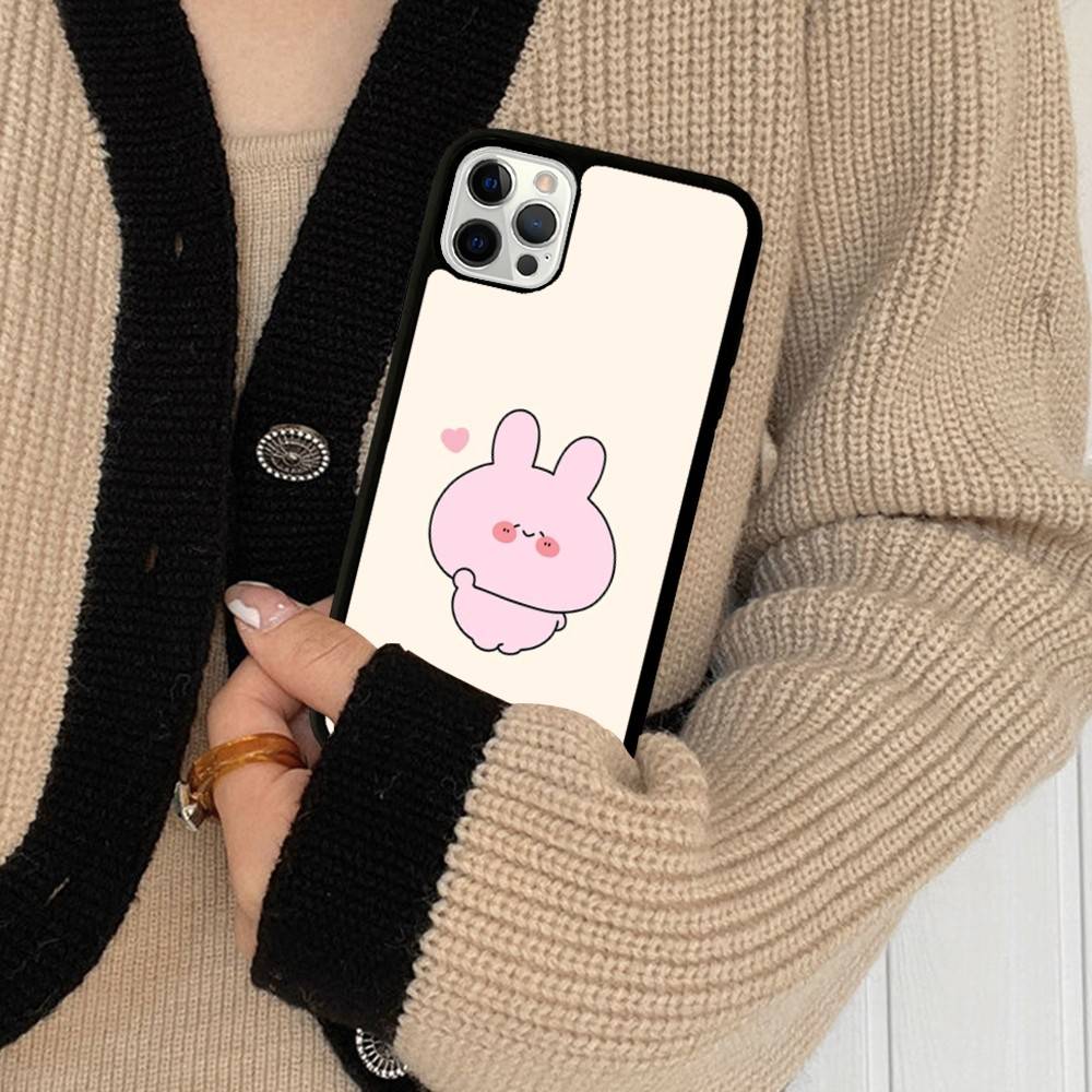 Asamimichaan Asleep Cute Asamimi PC+TPU Protective Phone Case For IPhone 17 16 Pro Max 15 Plus 14 13 12 11 Cover