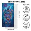 New, Double-sided Velvet Beach Towel Quick-drying Sports Towel Printed Bath Towel