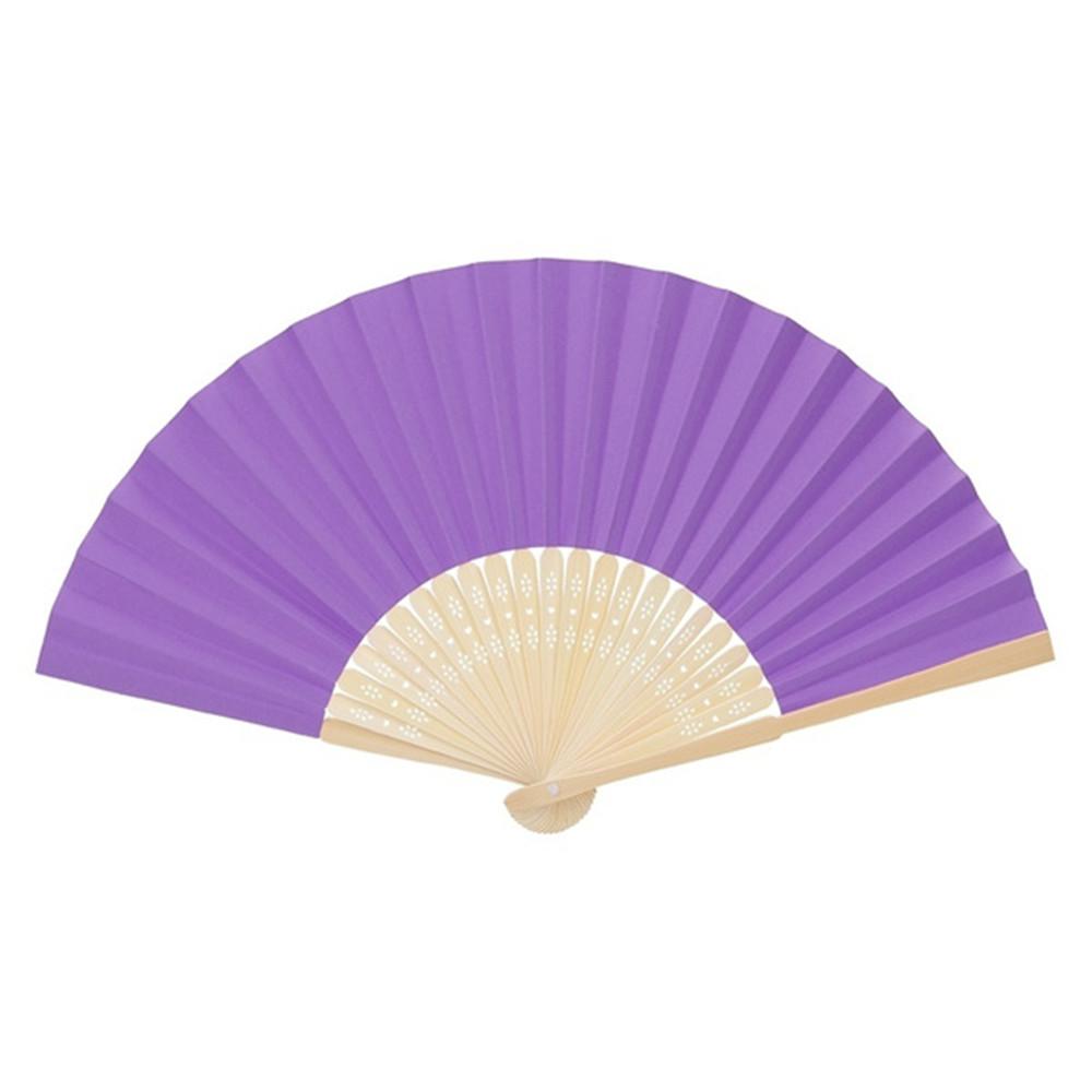 Handmade Kids Drawing Wedding Folding Chinese Style Paper Fan Hand Held