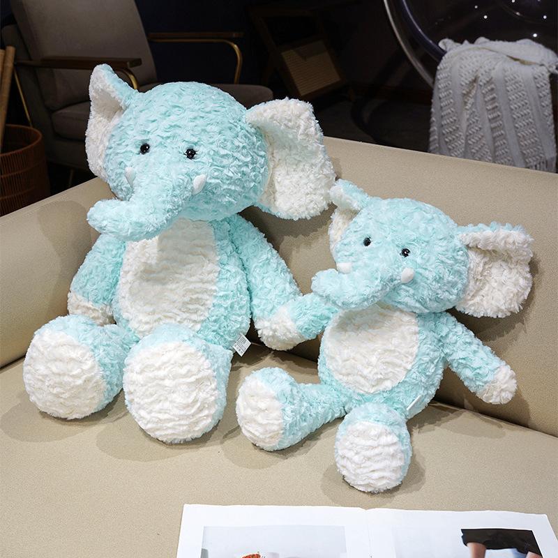 45/65cm Cute Soft Elephant Plush Large Elephant Toy Stuffed Animals Plushies Pillow Baby Accompany Doll Infant Toys Newborn Gift