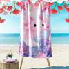 Cute Axolotl Fantasy Art Beach Towel Beach Towel Quick-drying for Travel Outdoor Sports Jogging Beach and Swimming