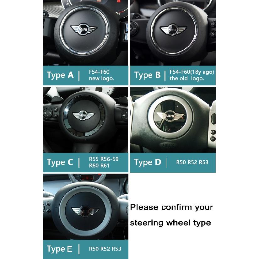 Samolepky na volant pro Mini cooper Příslušenství R50R52 R53 R55 R56 R60 R61 F54 F55 F56 F60 Clubman 3D Dedicated Car