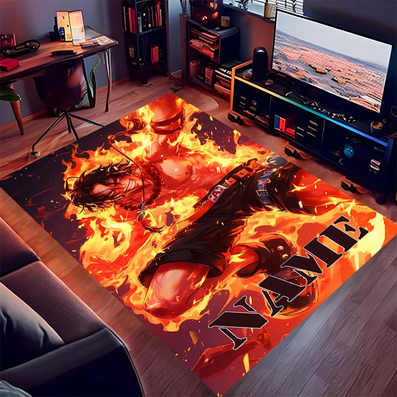 Custom Personalization One Piece Print Area Rug - Soft, Washable Non-Slip Indoor Mat,Living Room,Home&Office Decorative Rug