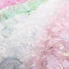 Blütenstickerei Netzspitze Stoff Pailletten DIY Schleifenmaterial Hintergrund Bühnenkleidung