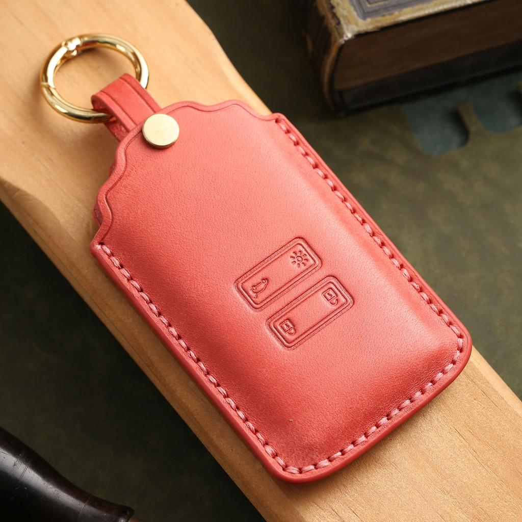 Customized for Dongfeng Renault Corregia key set, Corregia Renault car handmade leather protective bag buckle
